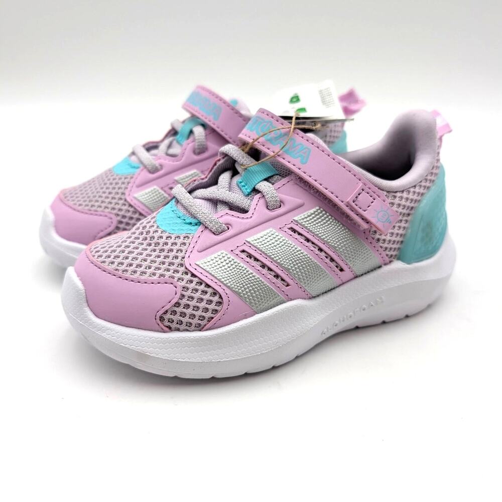 Adidas Lightorama Runner Sneaker Kids' Ice Lavender/Silver Metallic Sz US9K EU26